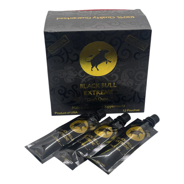 ..Black Bull. Extreme Don’t Quit Honey (12 Pouches – 22 G) - Image 2